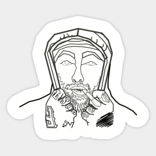 Mac Line Work Sticker